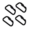 Anti-Corrosion Climbing Buckle Safety Steel Nut Hook Ring Buckle Oval Snap Carabiner