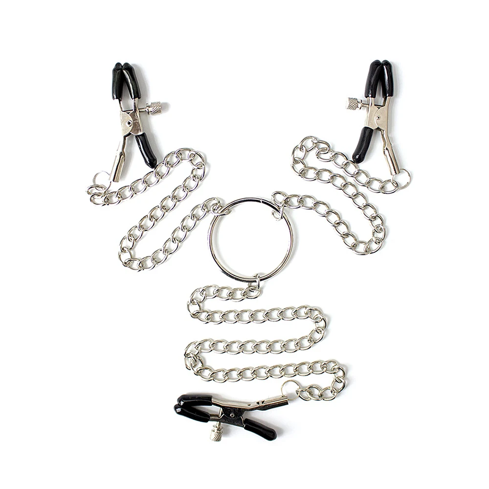 Stainless Steel Labia Clitoris Nipple Clamps With Vagina Clamps Metal