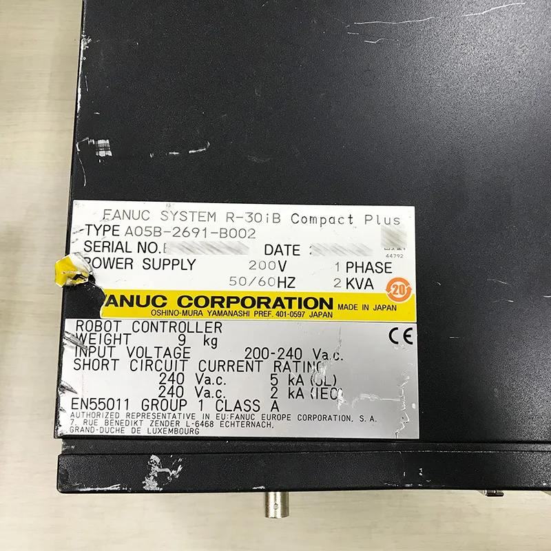 Cnc Original Fanuc System R 30ib Compact Plus A05b 2691 B002 Buy A05b 2691 B002 Fanuc Robot Controller A05b 2691 B002 A05b 2691 B002 Product On Alibaba Com