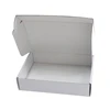 Custom Printed Flute E-Commerce Packaging Box Corrugated Cardboard Shipping Mailer White Tab Locking Literature Mailer Box