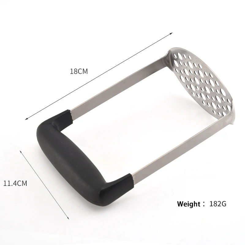 Potato Masher Heavy Duty Stainless Steel Potato Ricer With Broad And