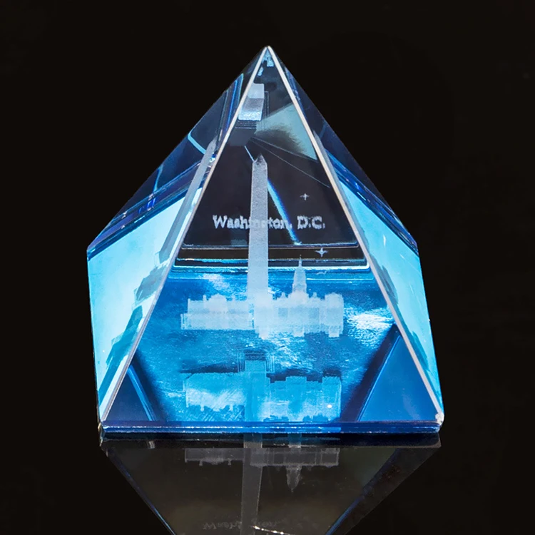 crystal laser pyramids details