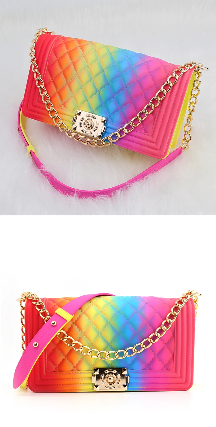 2020 Colorful Bags Candy Jelly Purses Luxury Handbag Designer Handbags