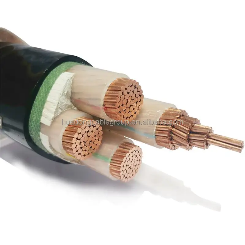 4x70 mm2 cable installed in underground duct with proper bedding and cover