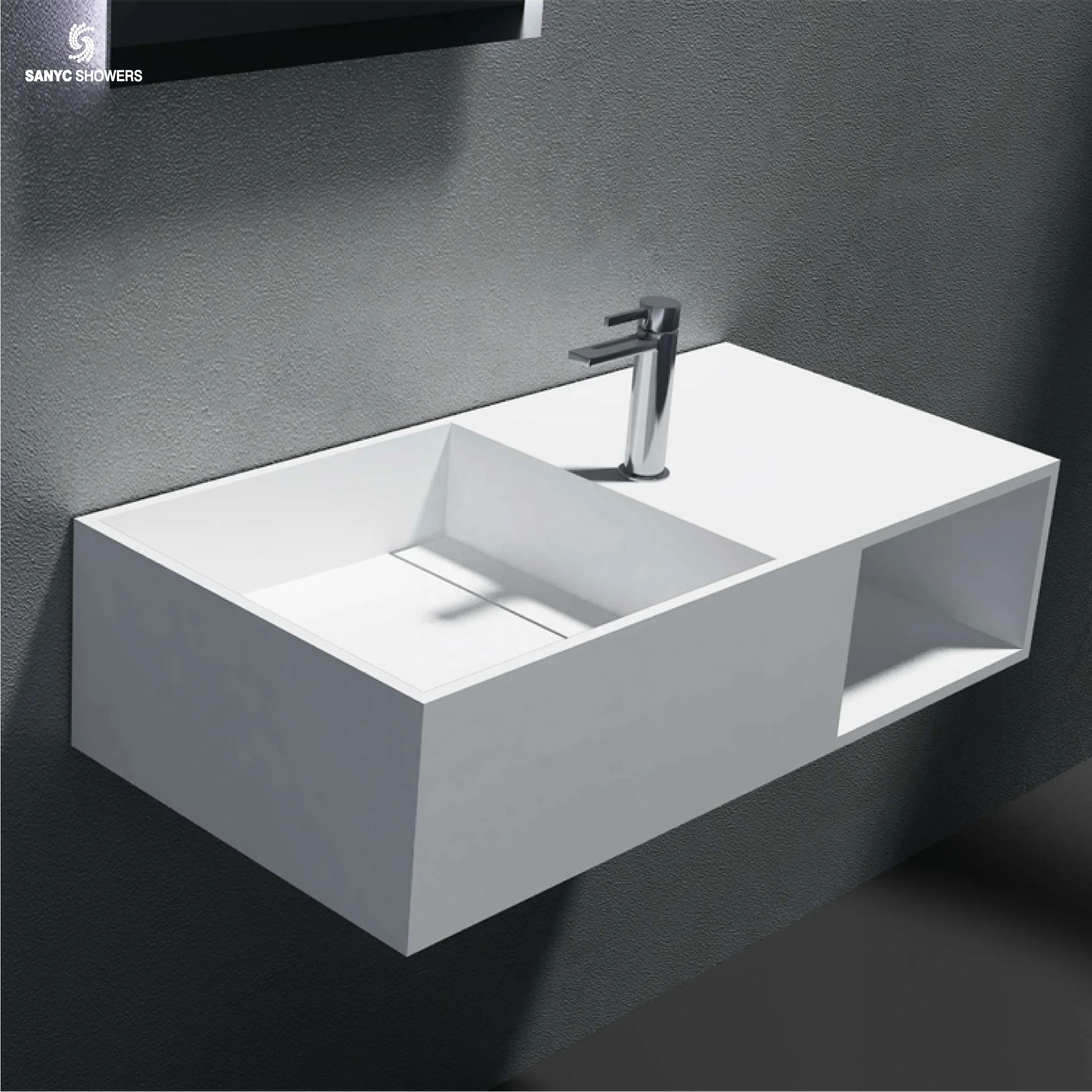 Popular Vanity Sink Cast Stone Basin Vanity Double Lavabo Designs Hotel Sink Bathroom Solid Surface Hanging Basin Buy Customize Bathroom Hanging Basin