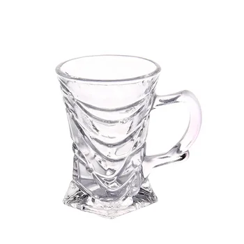 large glass tea cup