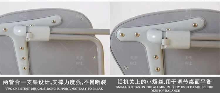 4 Leg School Chair with Writing Pad Molded Plastic Tablet Chair Solid Steel Class Room Chairs