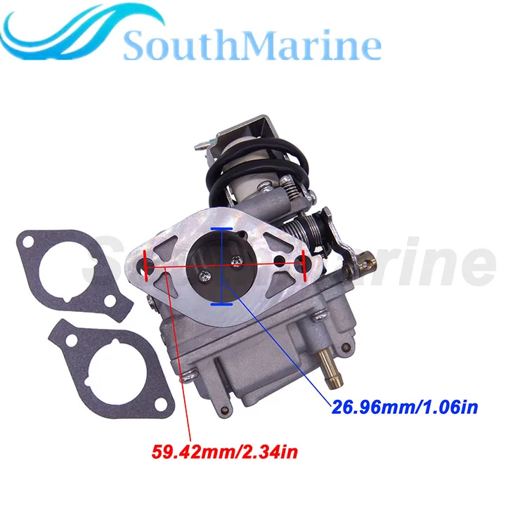 Boat Engine 6ah-14301-00 6ah-14301-01 Carburetor Assy And 6ah-13646-00 ...