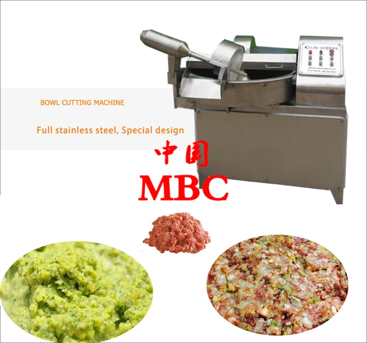 Meat Emulsify Small Sausage Bowl Cutter Machinery / Bowl Cutter For Meat.png