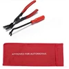 2pcs Plastic Opening Light Pliers Car Door Interior Trim Panel Fastener Clips Buckle Removal Screwdriver