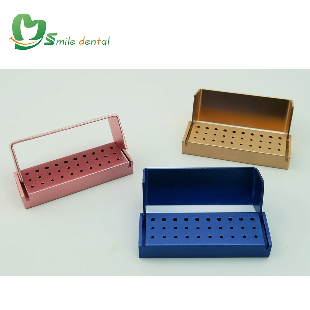 Dental Burs Holder Fg/ra Burs Container Aluminium 30holes Buy Burs Holder,Fg/ra Burs Container