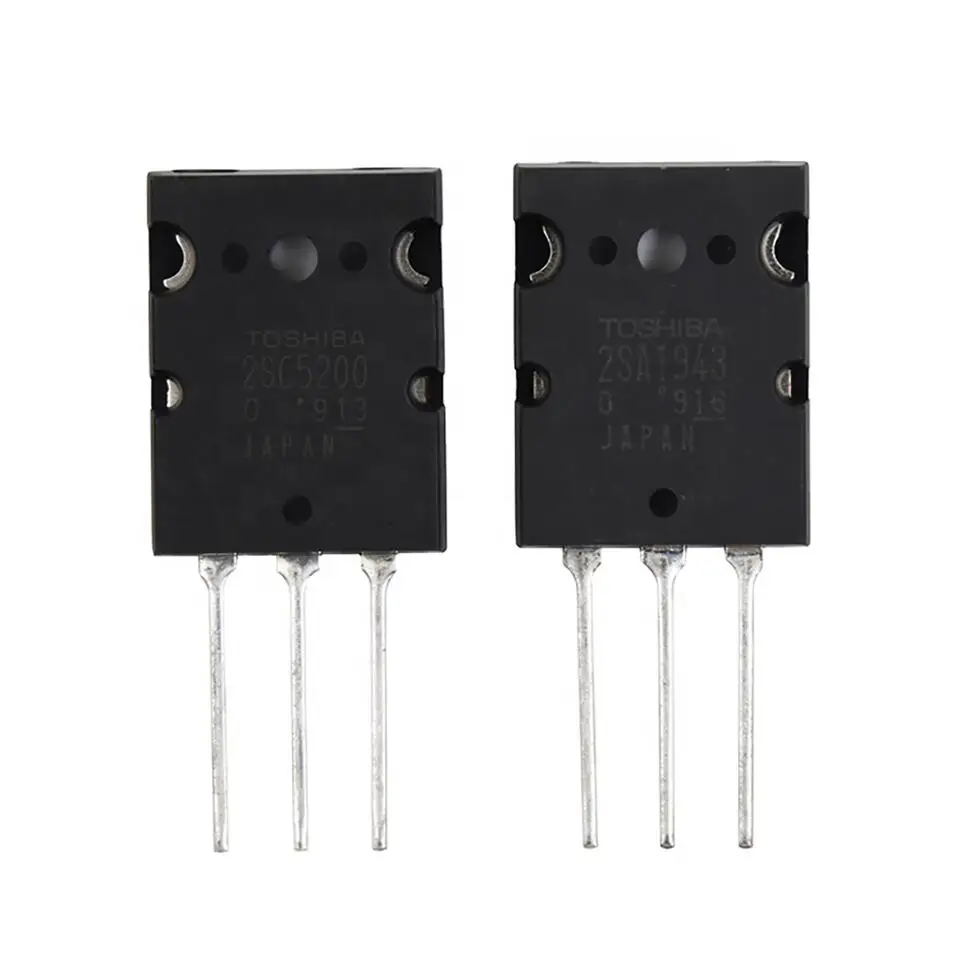Original Mosfet Transistor Ic A1943 C5200 2sa1943 2sc5200 2sa909 Audio Pair 2sa 1943 Sc5200 5200