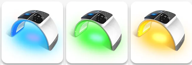 Chất Lượng cao Có Thể Gập Lại 7 Màu Sắc PDT LED Liệu Pháp Ánh Sáng máy Quang Phổ Mặt Nạ Trên Khuôn Mặt Chăm Sóc Da Photon Máy Trị Liệu Cho Trẻ Hóa