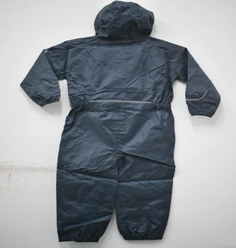 2019 custom rain suit pvc polyester for kindergarten with all