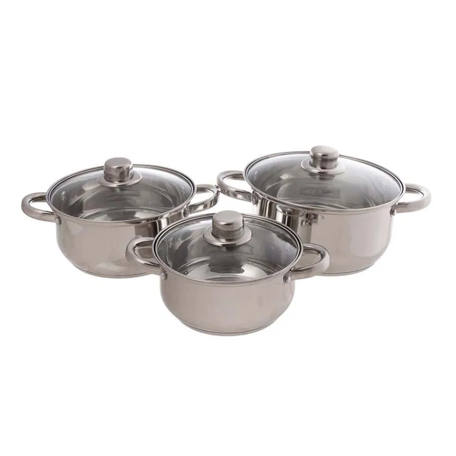 stainless steel pan set