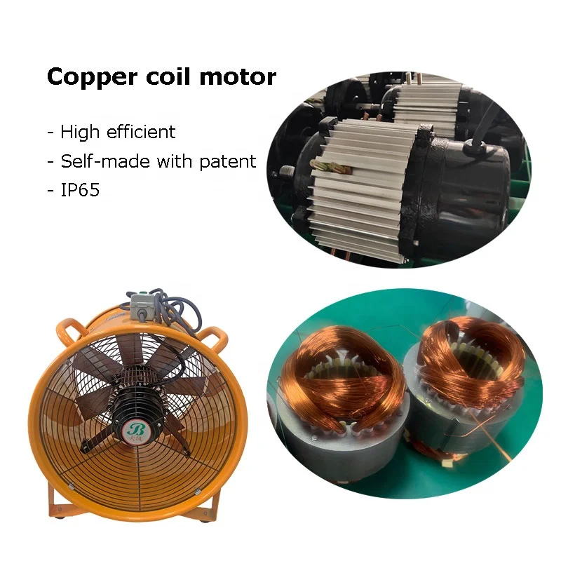 Portable Axial Exhaust Fan, DFV, SHT-30, 12", 300mm - detail 6