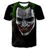 Men's Adult Clown T-Shirt,Cosplay t Shirts for Men Short Sleeves Summer Sport TOP Joker T shirt