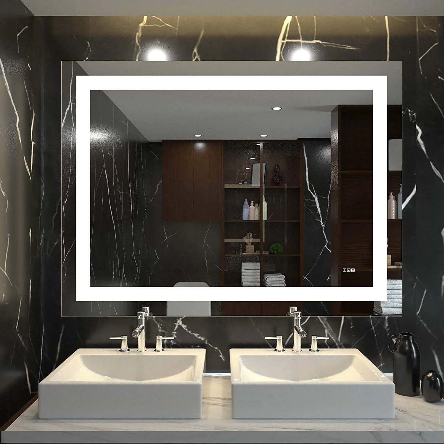 Self Development Customized Bathroom Hanging Light Wall Mirror Decorative Home