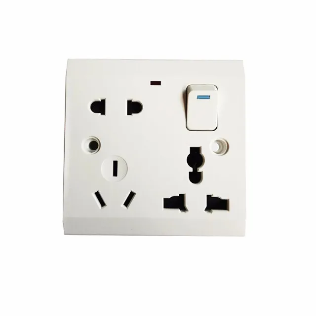 8 Pin 13amp Switches And Multifunctional Electric Plug Sockets Outlet
