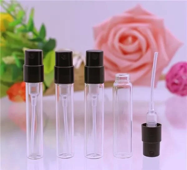 Free Samples Glass Sample Perfume Bottle 1.5ml 2ml 2.5ml Small Atomizer