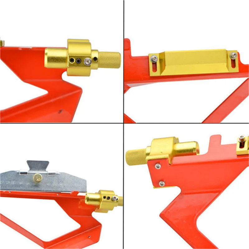 1set Archery Arrow Feather Diy Stick Tool Adjustable Fletching Jig