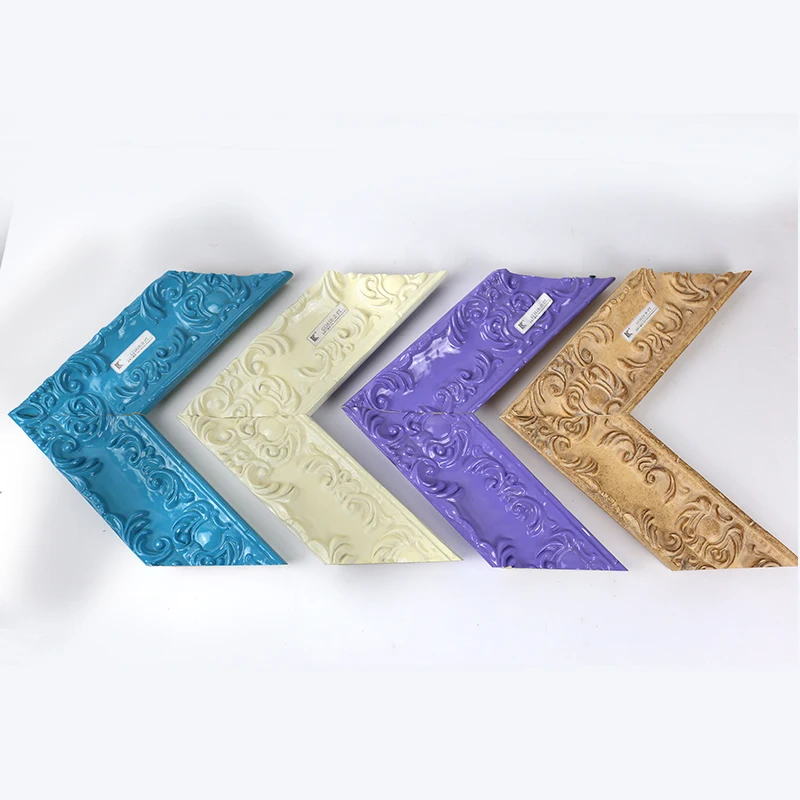 Decor Wall Molding Custom Gold Wood Picture Photo Frame Moulding In