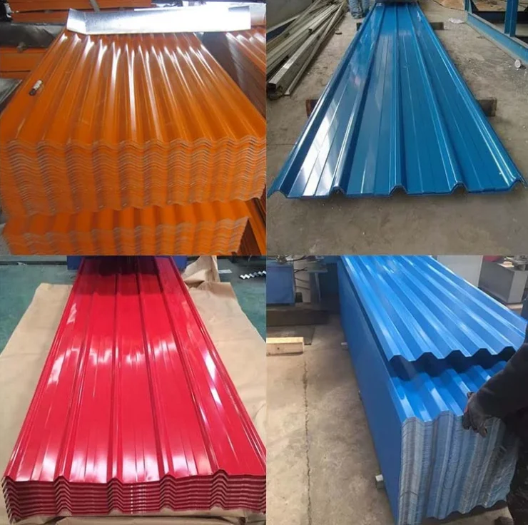 PPGI/PPGL 18 μετρητών φτηνό ντυμένο χρώμα χάλυβα φύλλο υλικού κατασκευής σκεπής φύλλων ζαρωμένο από την κατασκευή της Κίνας