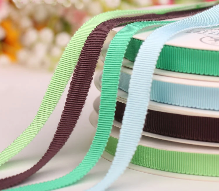 
Wholesale Custom Multi Color Grosgrain Ribbons Yard Set for Wedding Party Gift Wrapping Packing Sewing Hair Bow Christmas Craft 