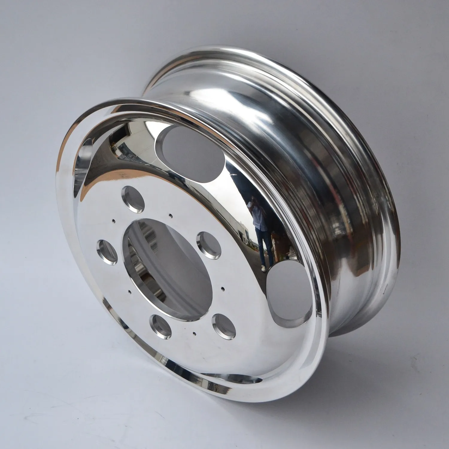 
forged bus wheels aluminum alloy rim 8 HOLES 17.5*6.0 wheels 