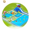 Cheap Large Inflatable Bouncy Jumping Castle Combo Water Park Playground Slide With Swimming Pool