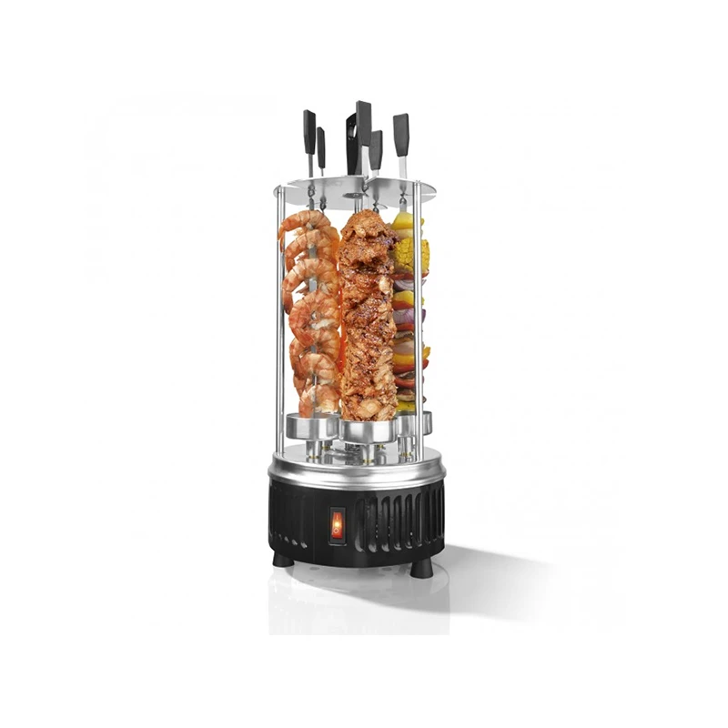 Vertical Grill Kebab Tower Rotating Rotisserie Grill Indoor Electric