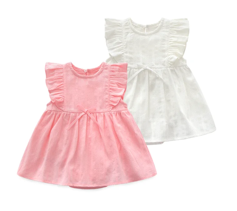 
Fashion Girls Clothing Candy Color Kids Dresses for Girl Summer Girl Dress Ruffles Children Dress 