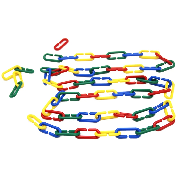 Game Counting Plastic Chain Links Toy For Kids Pp Link Educational Toy