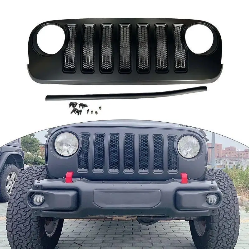 Abs Grill Jk Upgrade To Jl Grille Front Face Old To New For Jeep ...