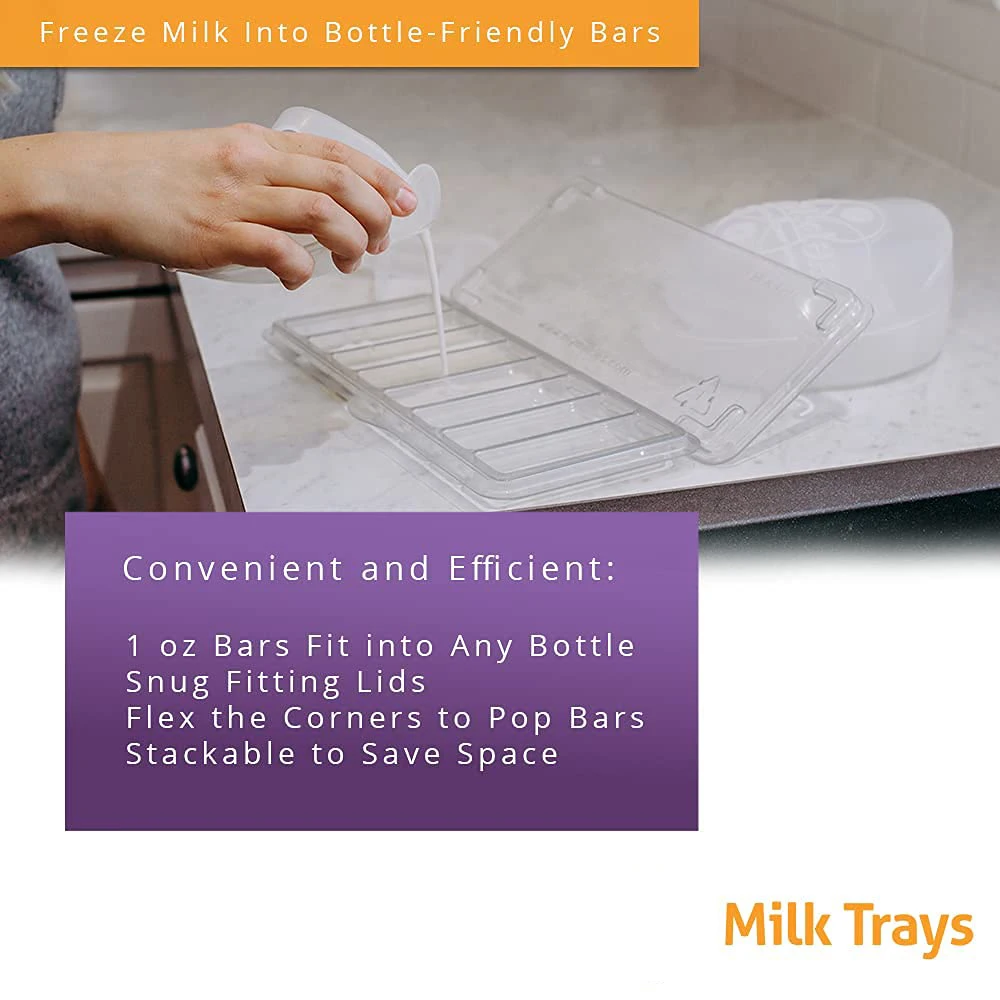 Food Grade Silicone (milk Trays) Breast Milk Freezer Storage Trays