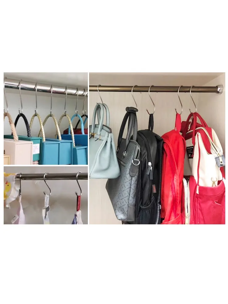 product stainless steel s hook 28mm third generation aluminum alloy grade 1000 series lean pipeline rod profile accessories metal-16