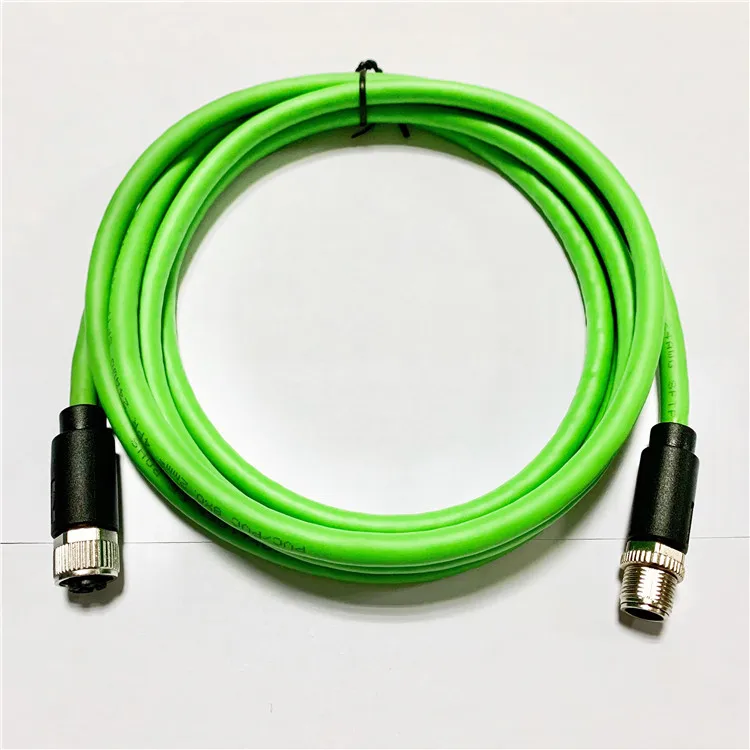 Waterproof M12 X Code 8pin Connector Cable Ip67 M12 Male To Female X ...