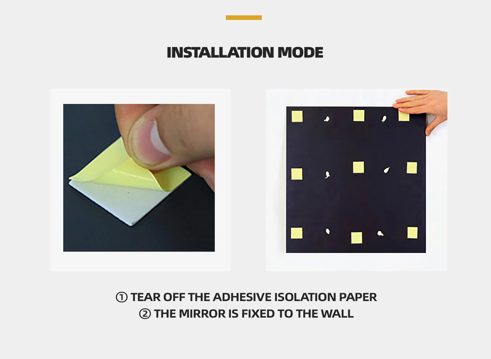product hot selling square self adhesive personalizzato sticker mirror glass frameless sticky wall mirror decorative splicing mirror173-6