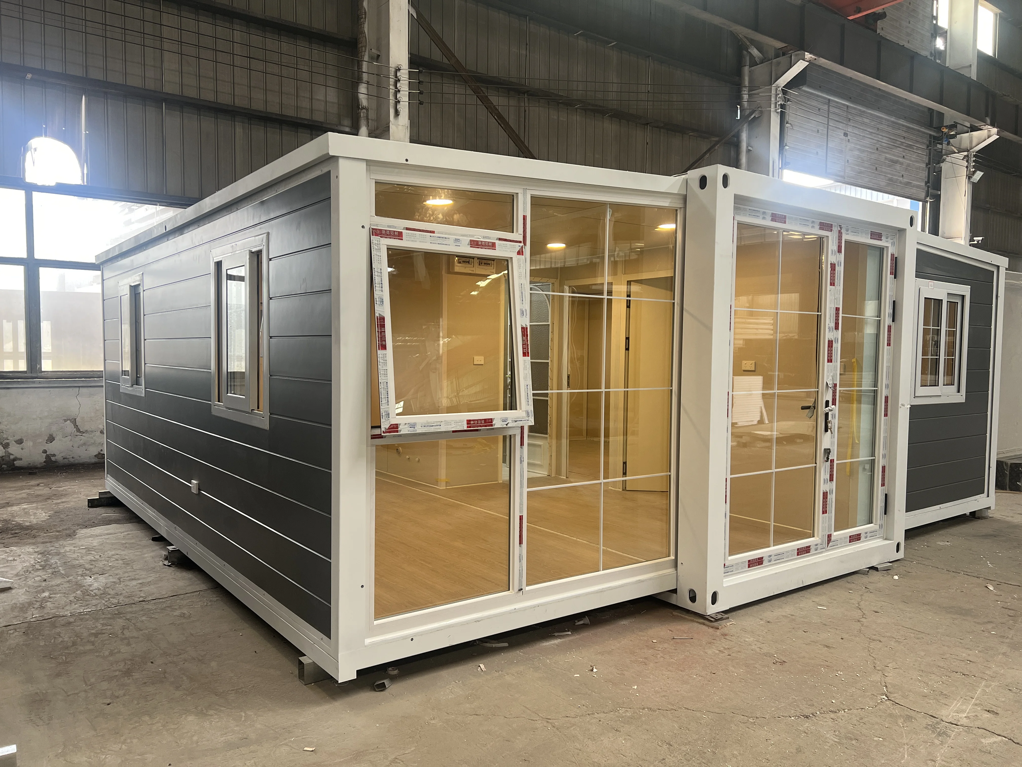 product professional design luxury prefabricated steel container house portable collapsible expandable container house for sale517-6