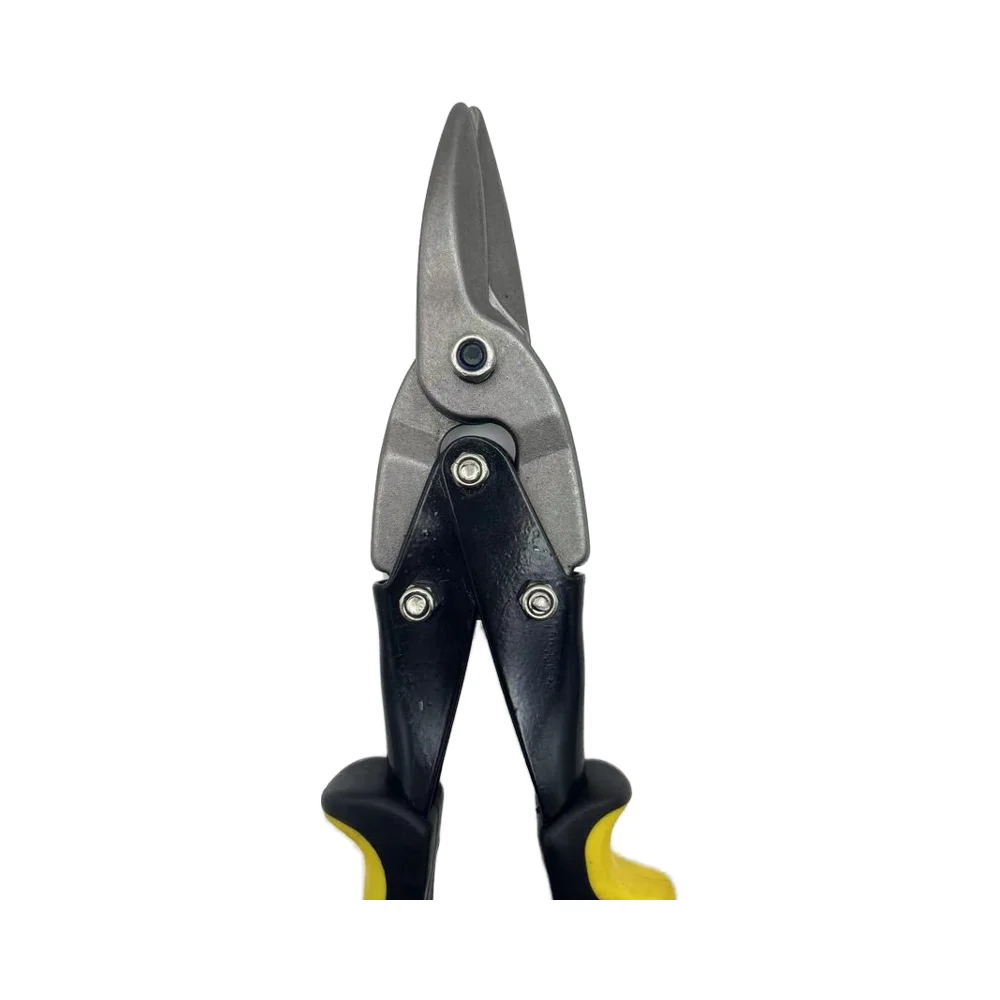 Industrial & DIY Grade Aviation Shears Smooth Edge Steel Rubber Handle with Stainless Steel Blade Cutting Tool with Sharp Tip details