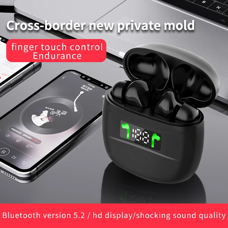 2021 NEW Earphone J3 PRO Headphone BT5.0 True Wireless Headset Mini Noise Cancelling Portable Hand Free Earphones J3 pro - ANKUX.COM