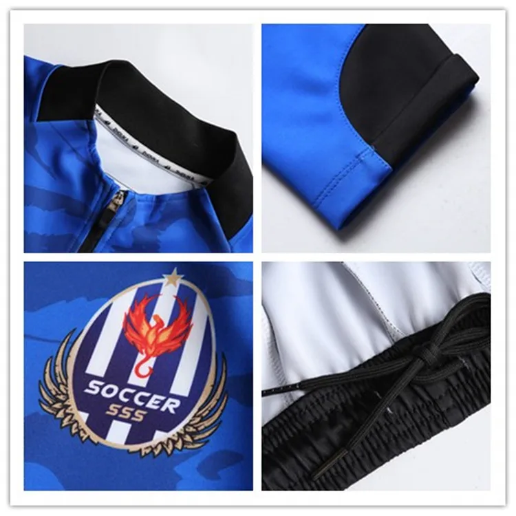 Custom High Quality Womens Tracksuits Best Price Men Green and Marine Blue Joggers Track Suit