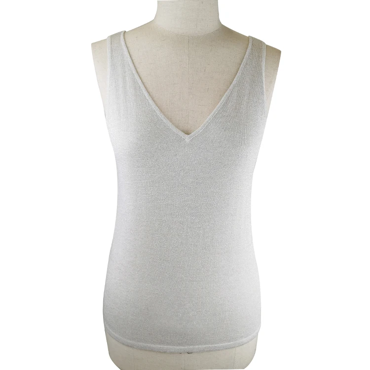v neck singlet top