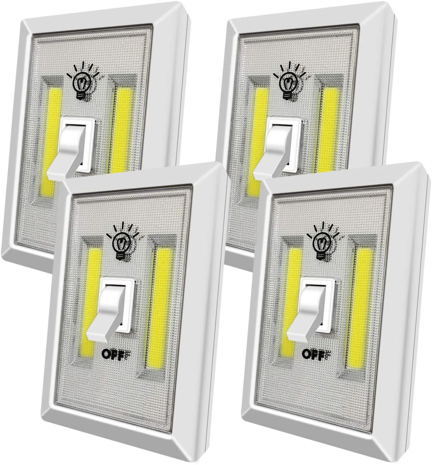 MULTI-PUPOSE LIGHT switch Battery Operated light for Under Cabinet, Shelf, Closet, Garage, Kitchen, Stairwell