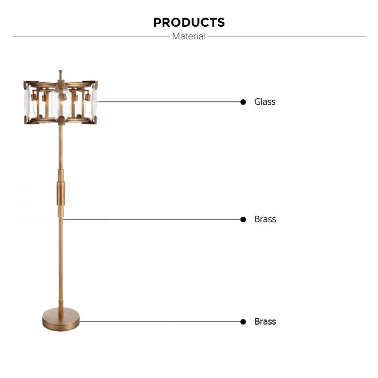 brass floor lamp modern