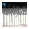 Hot sale steel folding accordion hurricane shutters door for store