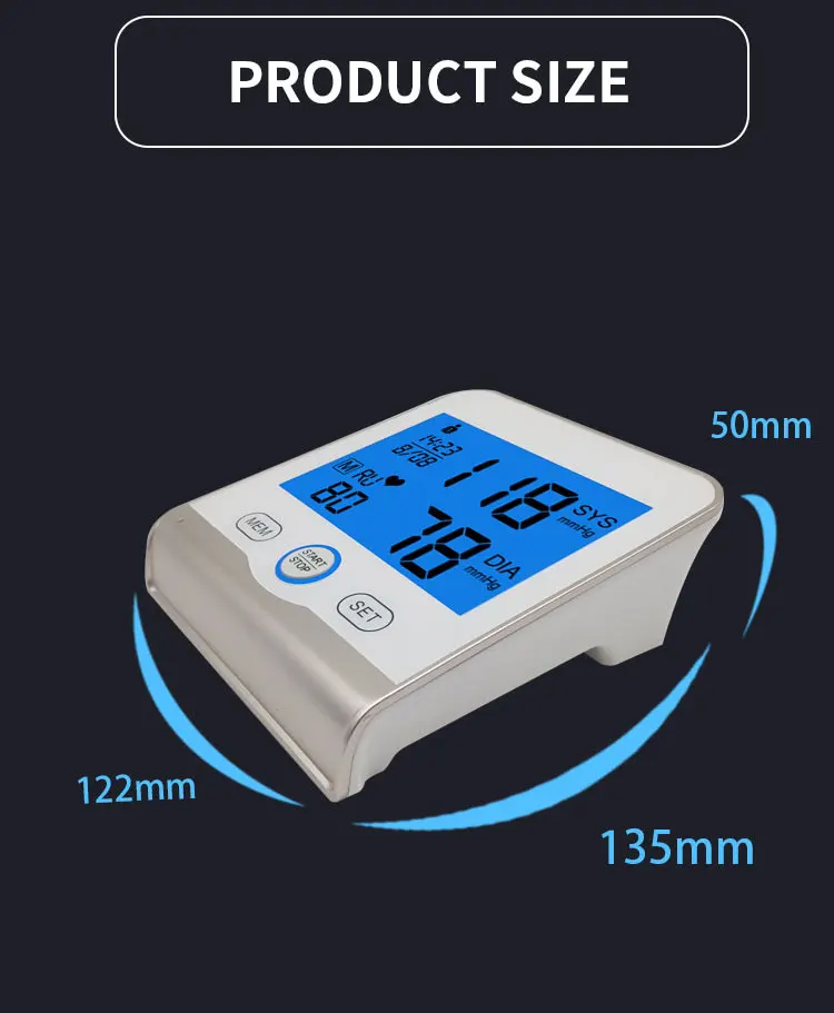 Intellisense Ambulatory Blood Pressure Digital Monitor Holter ...