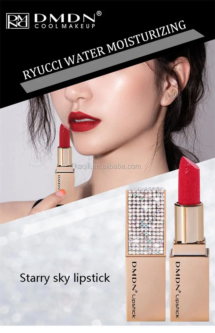 Dmdn Brand New Formula Waterproof Carved Cosmetics Female Lipstick