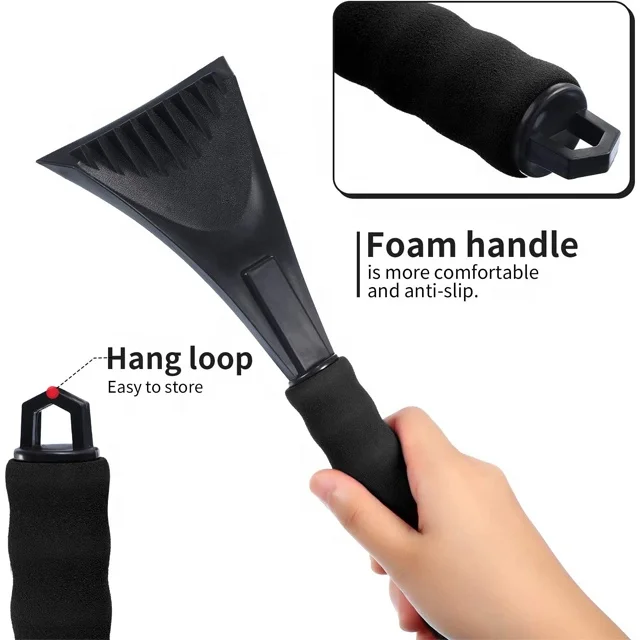 Durable Plastic Ice Scraper Long Foam Handle Ice Scraper Buy Long