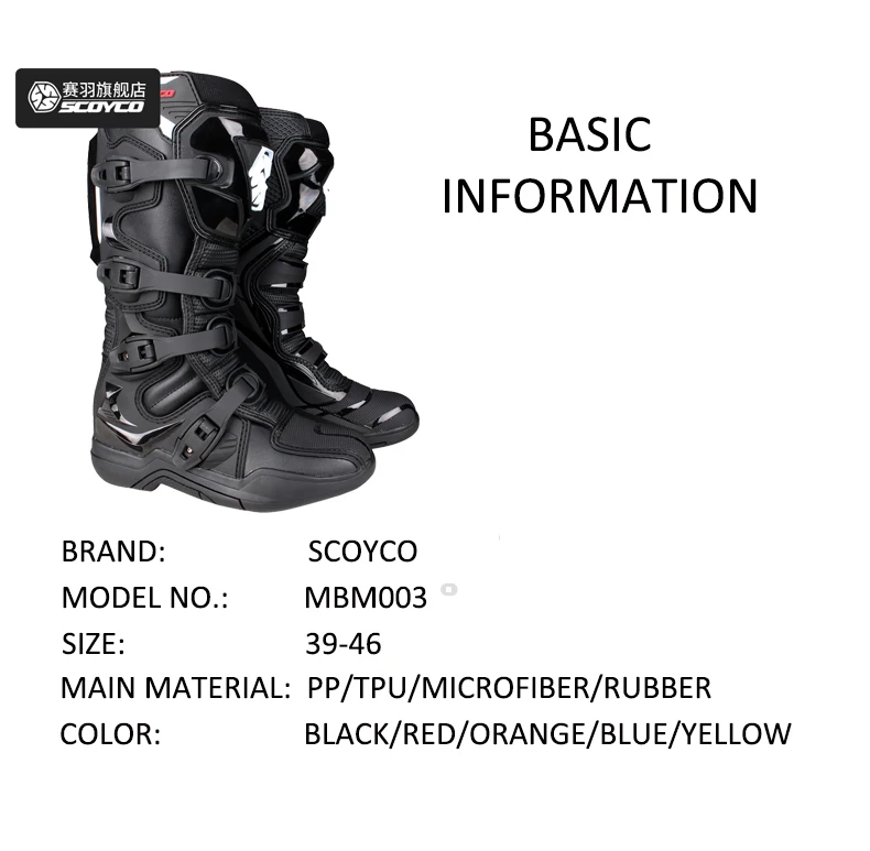 botas scoyco motocross